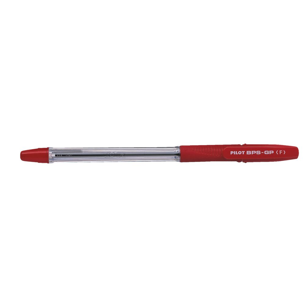 Pilot BPS-GP Fine Ballpoint Pens Red 12 Pack