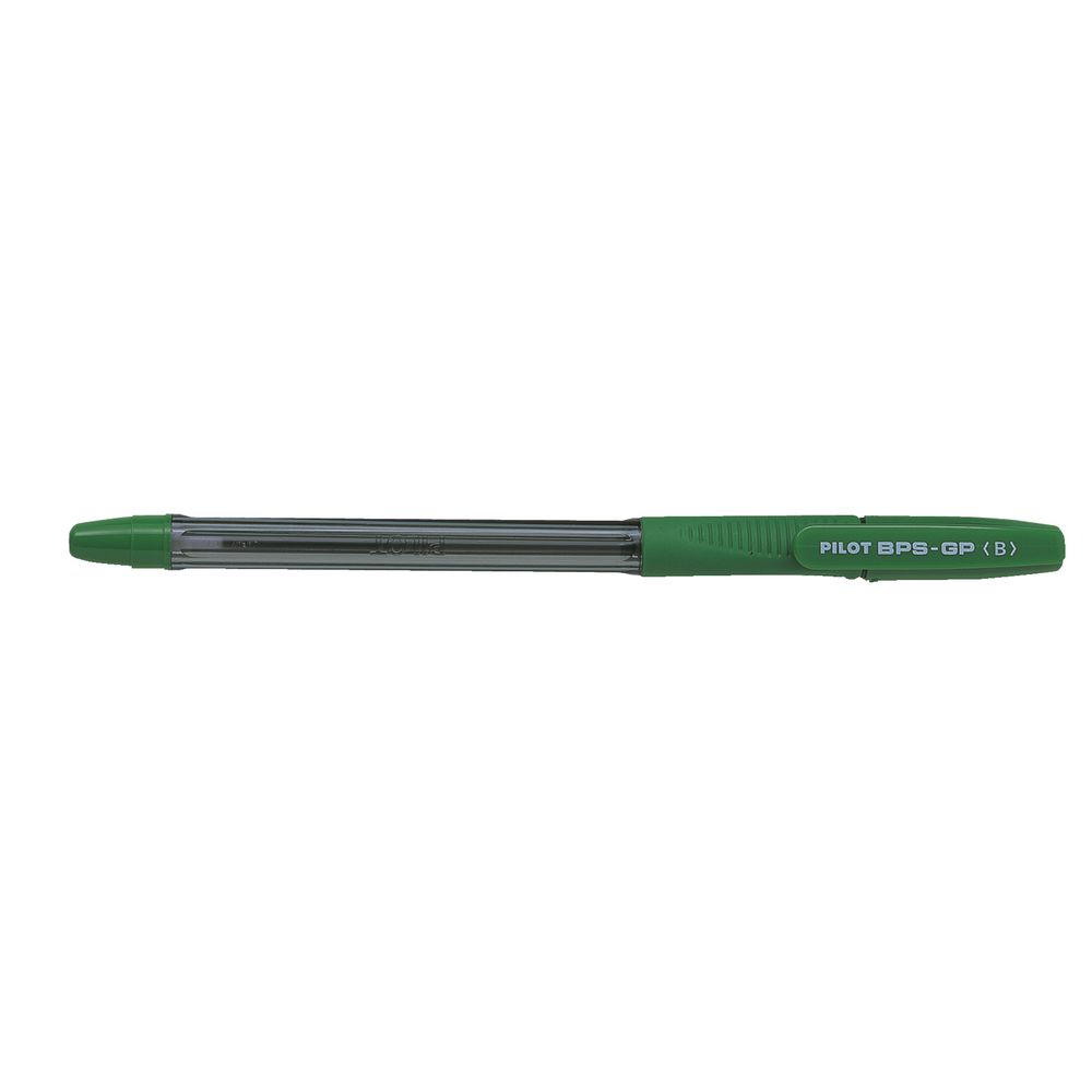 Pilot BPSGP Broad Ballpoint Pen Green Officeworks