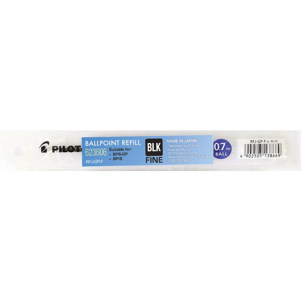 Pilot BP-S and BPS-GP Refill 0.7mm Black