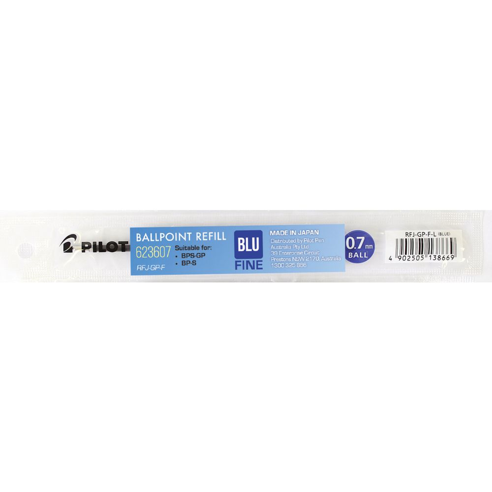 Pilot BP-S and BPS-GP Refill 0.7mm Blue