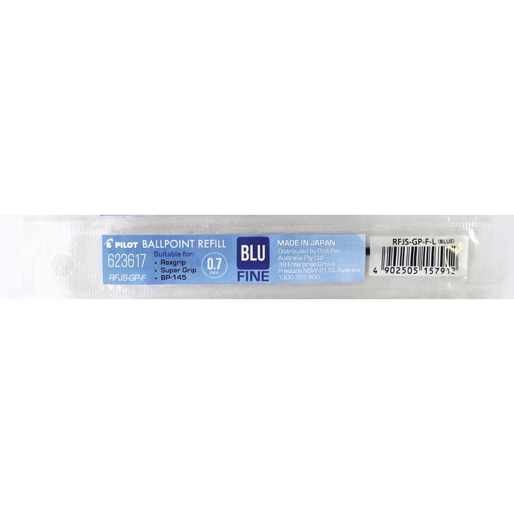 Pilot Rex/Super Grip Refill 0.7mm Blue