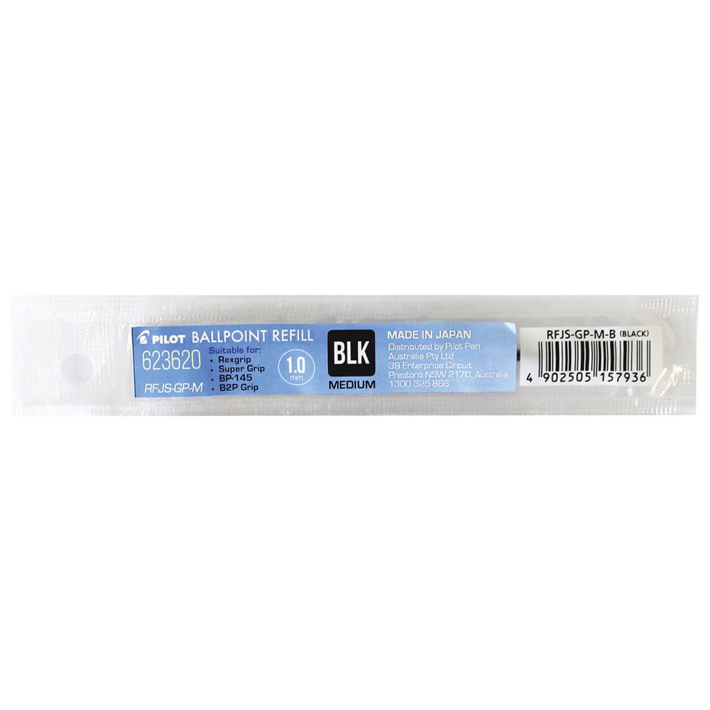 Pilot Ballpoint RFJSGPM Refill 1.0mm Black