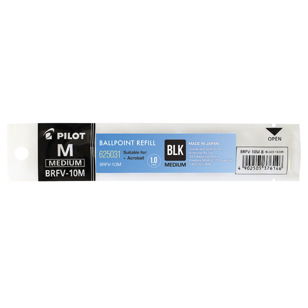 Pilot Arcoball Pen Refill 1.0mm Black