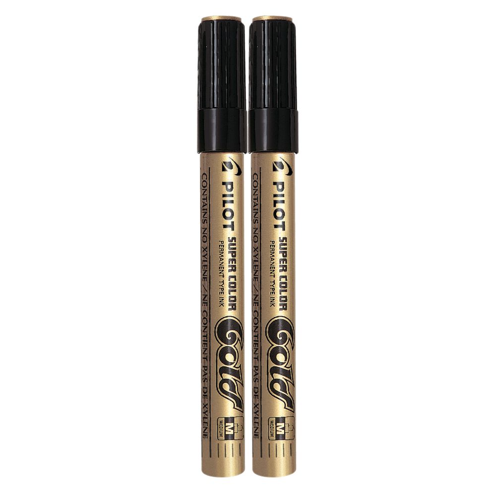 Pilot Bullet Paint Markers Gold 2 Pack