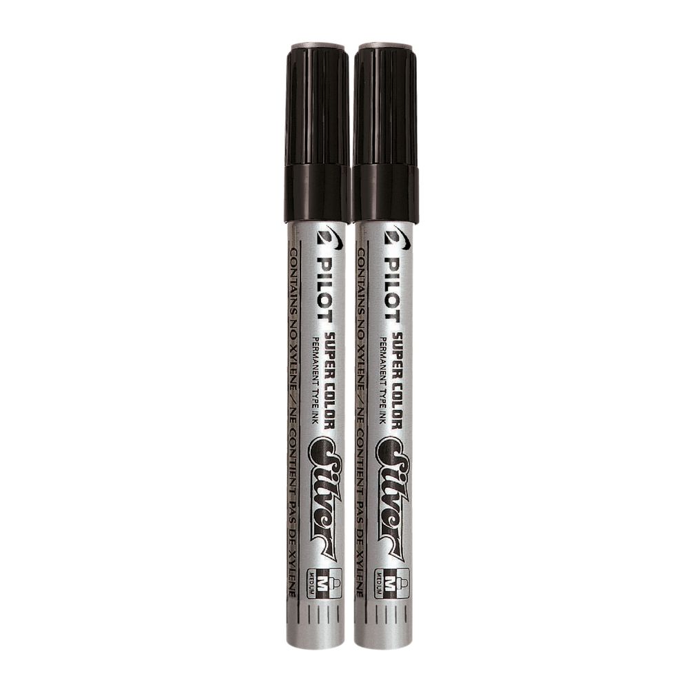 Pilot Bullet Paint Markers Silver 2 Pack