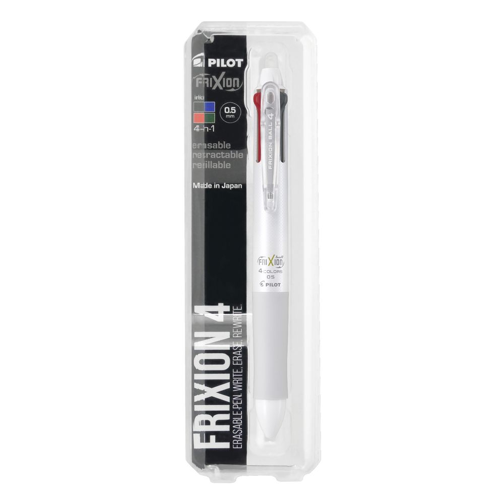Pilot Frixion 4 Erasable Gel Pen White