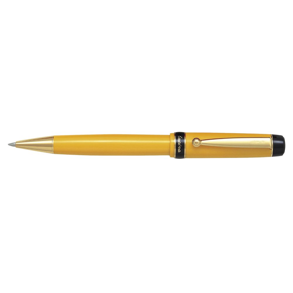 Pilot Lucina Retractable Ballpoint Pen Yellow Barrel