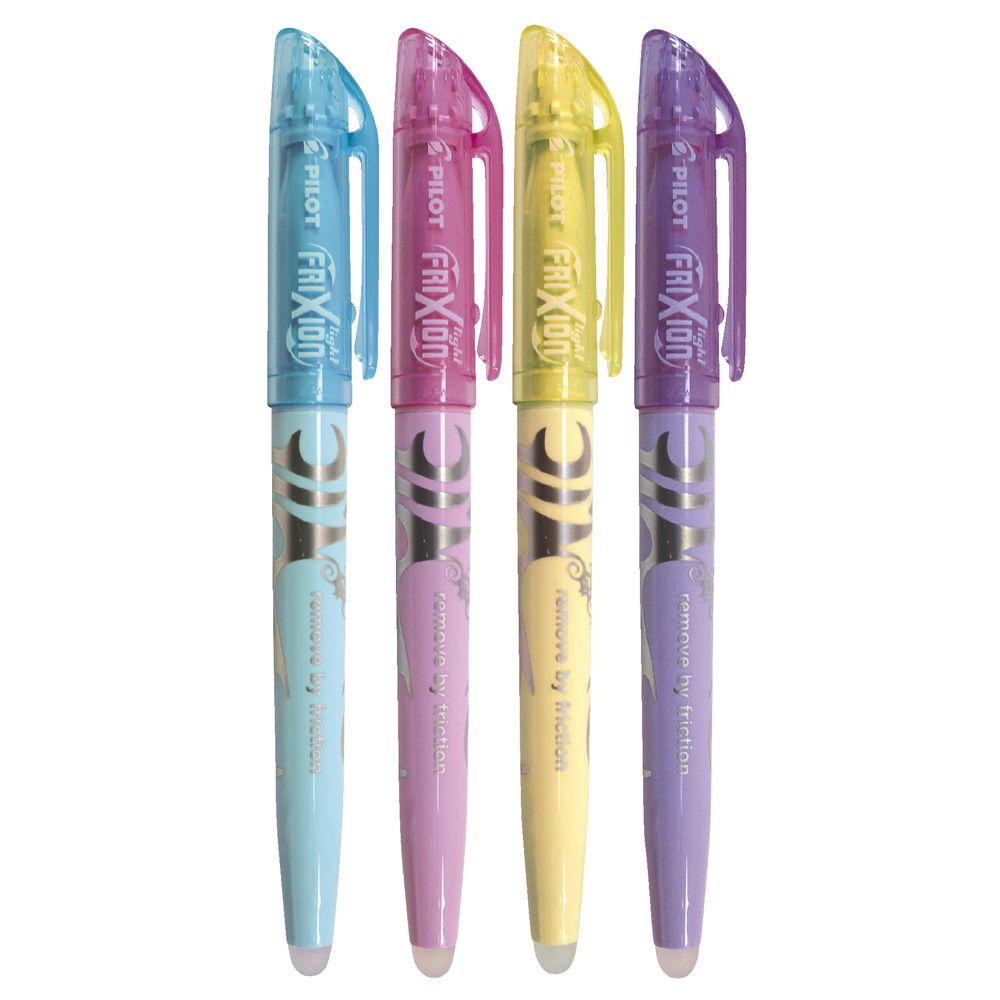 Pilot Frixion Highlighters Pastel 4 Pack
