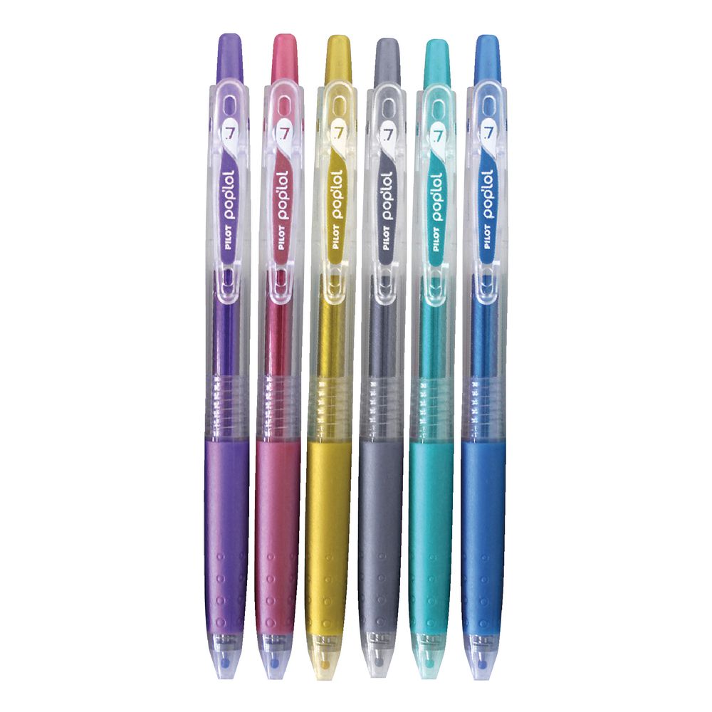 Pilot Pop'Lol Gel Pens Metallic 6 Pack
