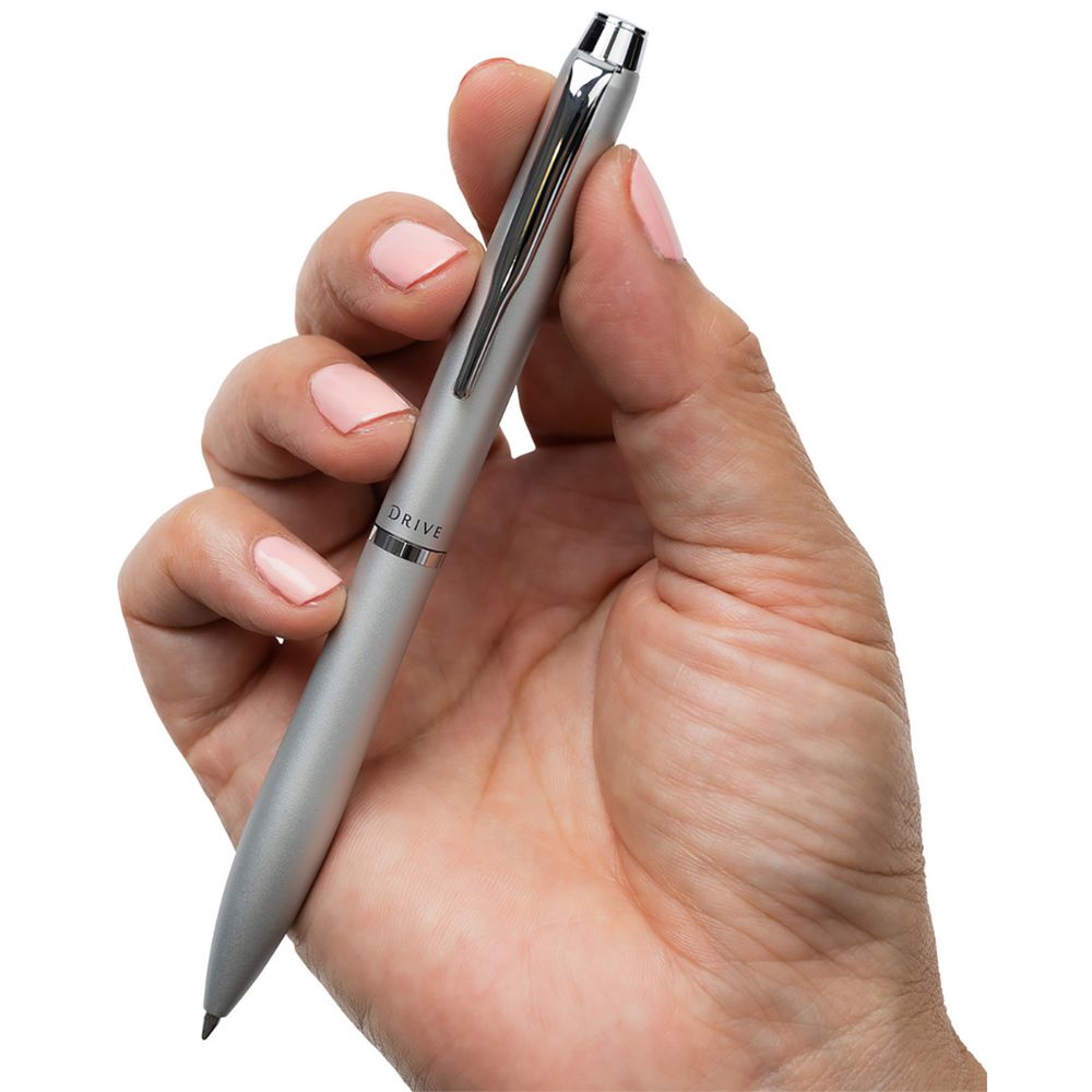 PILOT Acro Drive Ballpoint Pen Silver | Officeworks