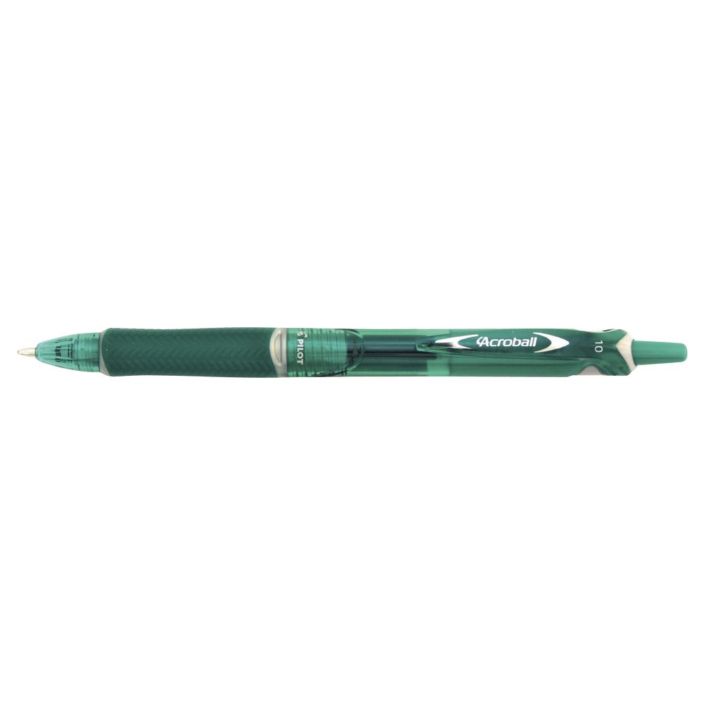 Pilot BeGreen Acroball Retractable Ballpoint Pen Green