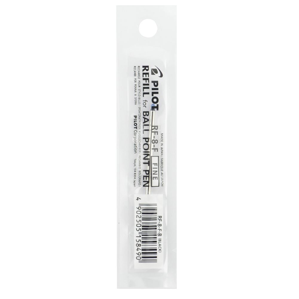 Pilot Evolt RF8 Ballpoint Pen Refill 0.7mm Black