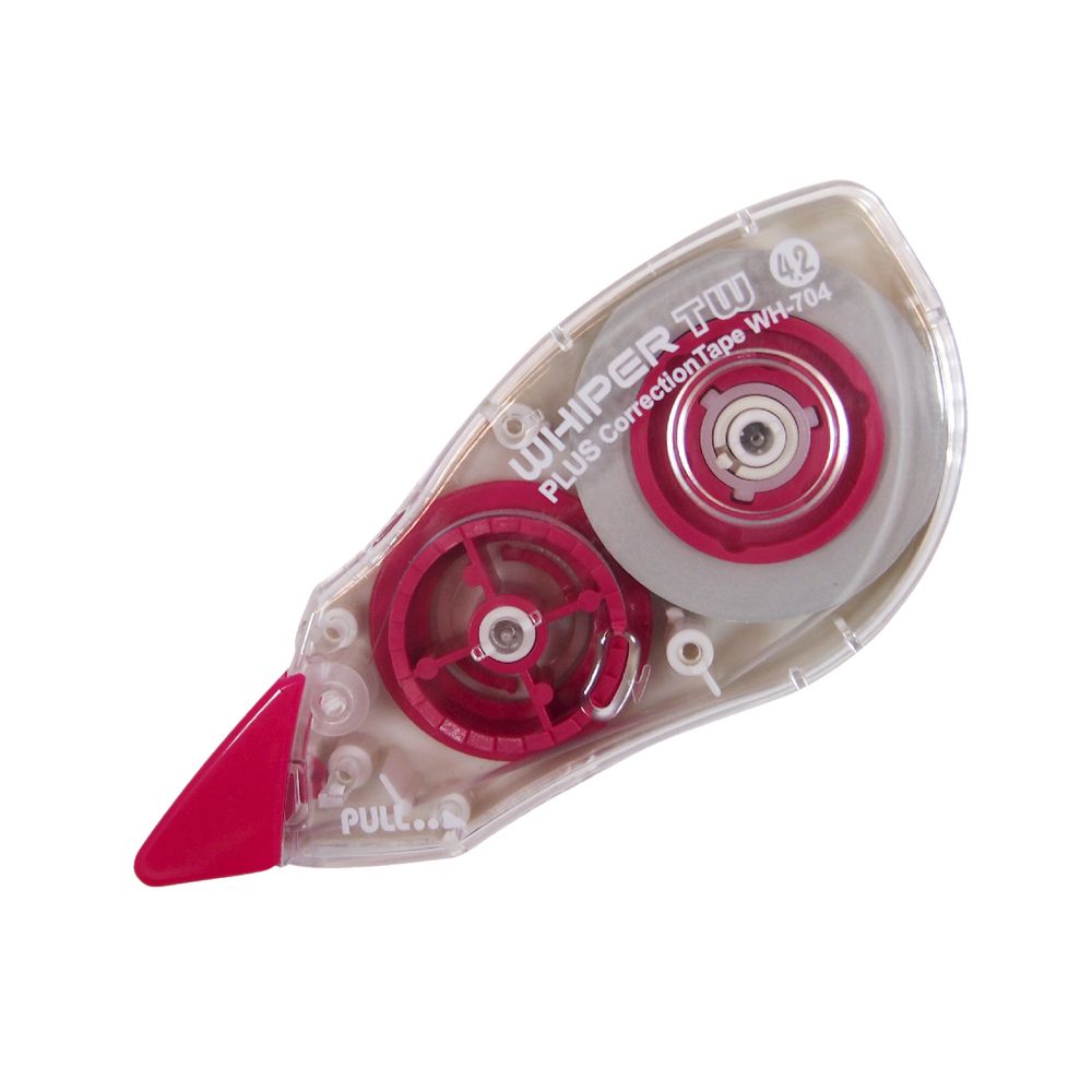 Plus Correction Tape Push-Pull 4.2mm x 12m Red