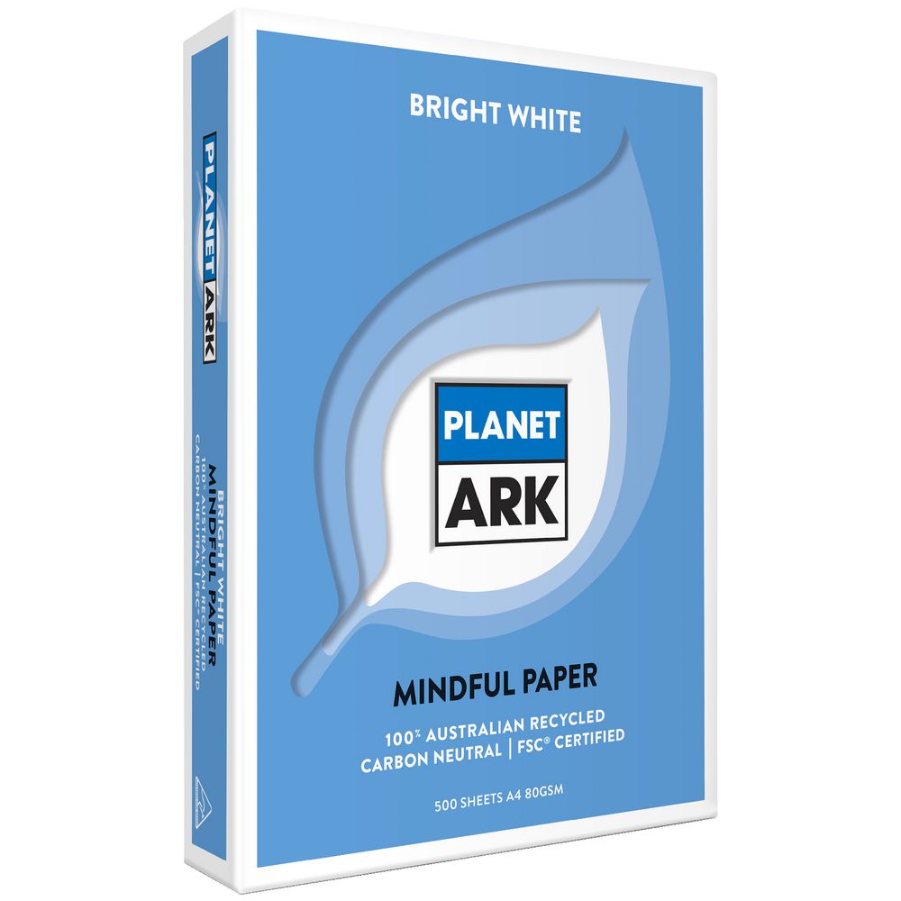 Planet Ark A4 100% Recycled Copy Paper 500 Sheet Ream