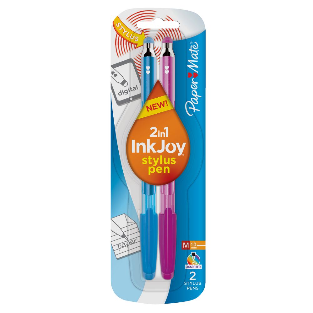 PaperMate InkJoy Stylus Pen Blue 2 Pack