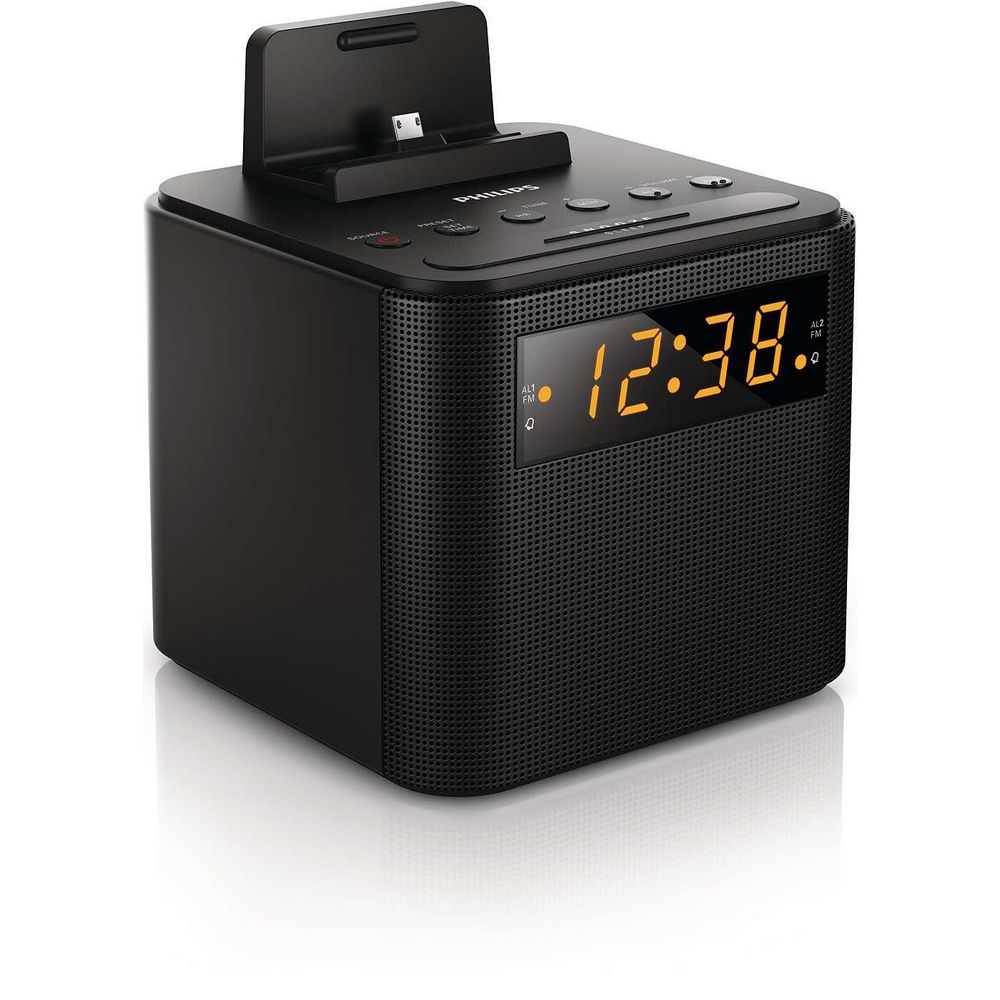 Philips Digital Clock Radio with USB Dock
