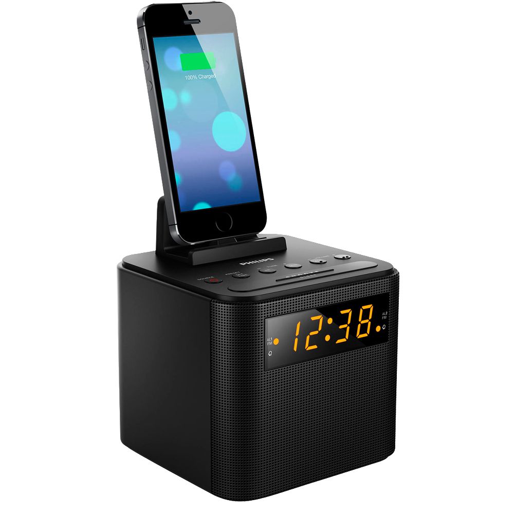 Philips Digital Clock Radio with USB Dock