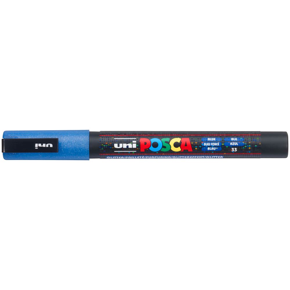 Uni POSCA PC-3M Marker Glitter Blue