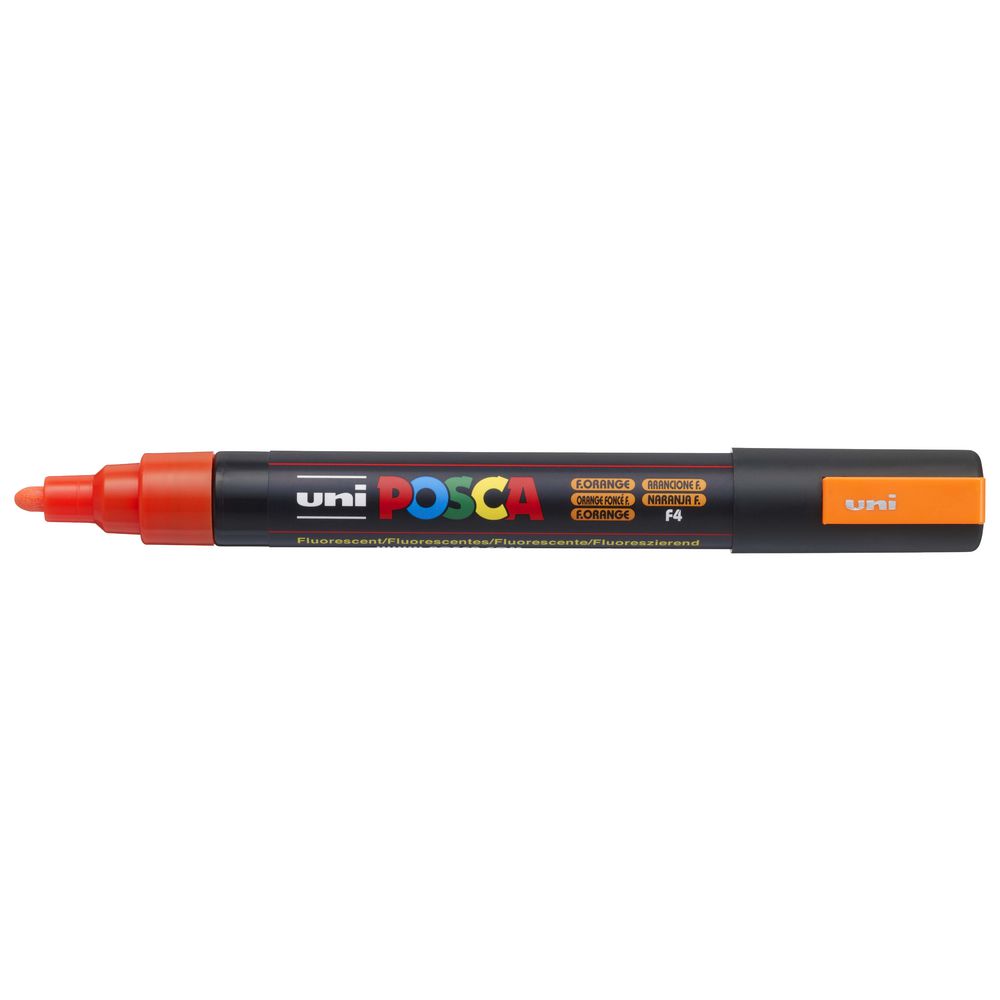 Uni POSCA PC-5M Coloured Marker Fluro Orange