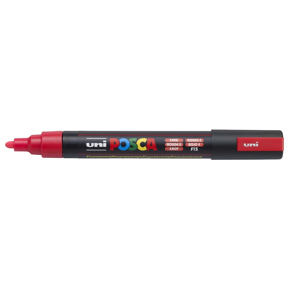 Uni POSCA PC-5M Poster Marker Fluro Red