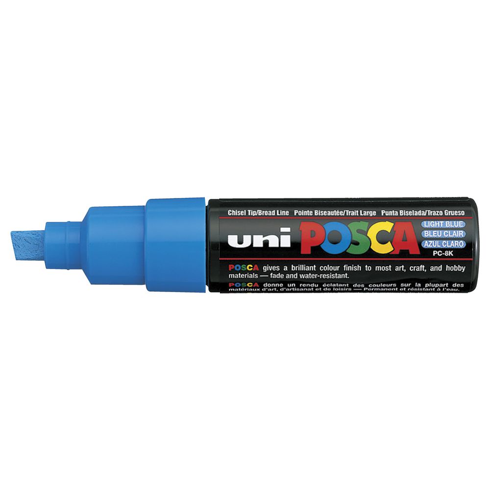 Uni POSCA PC-8K Poster Marker Light Blue
