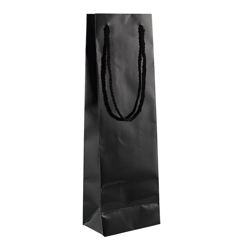 Glossy Black Bottle Bag 30 Pack