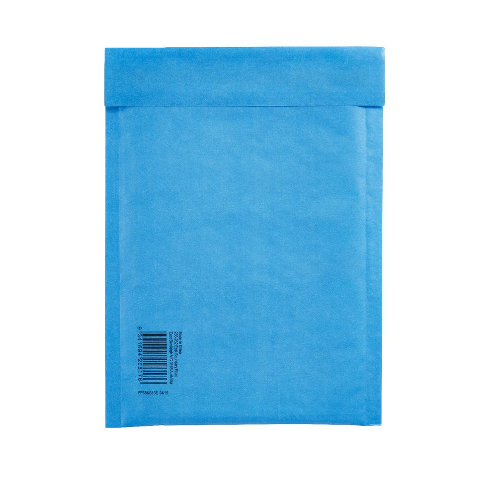 PPS Bubble Lined Size 1 Mailing Bag 150 x 230mm Blue