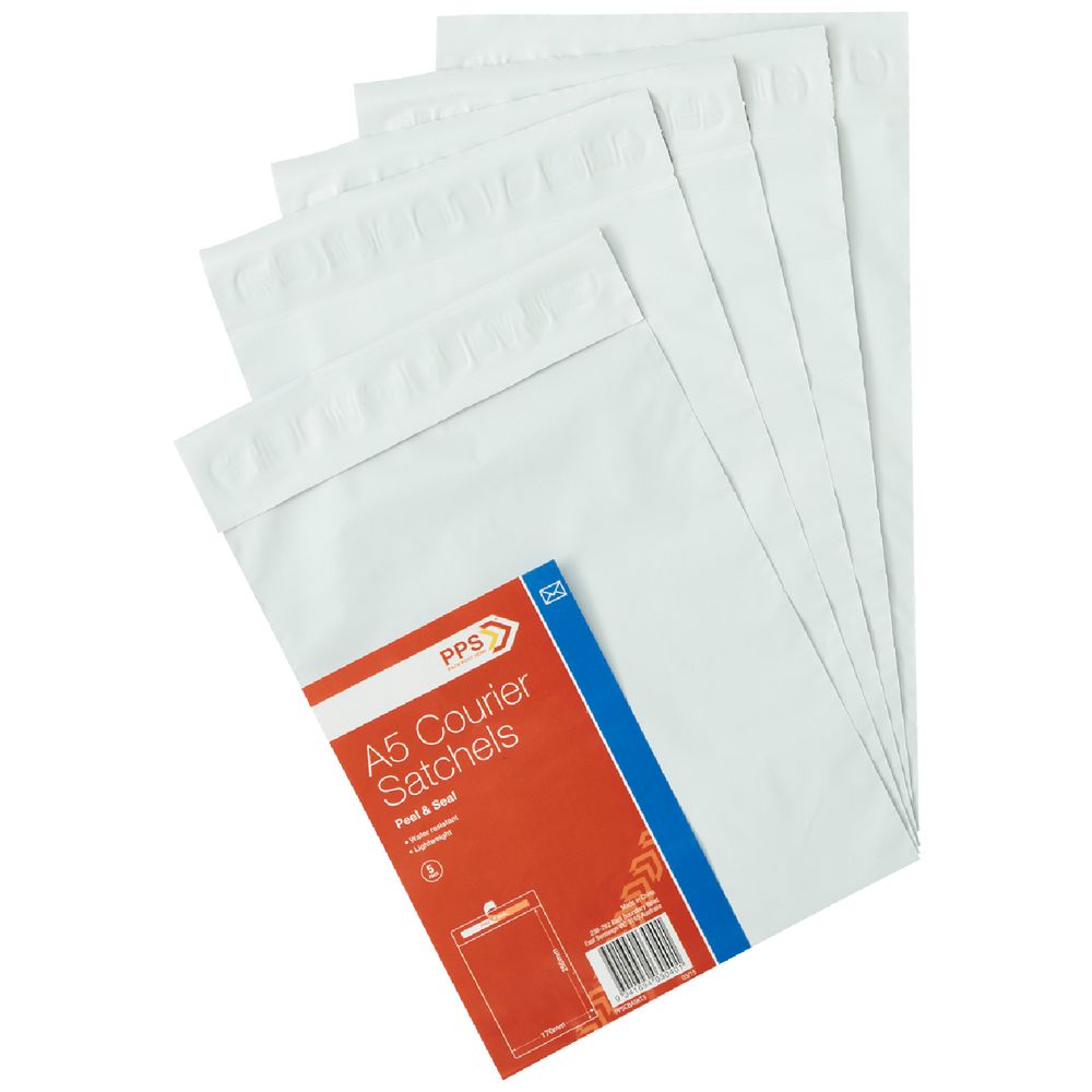 PPS A5 Plastic Courier Bag 100 Pack