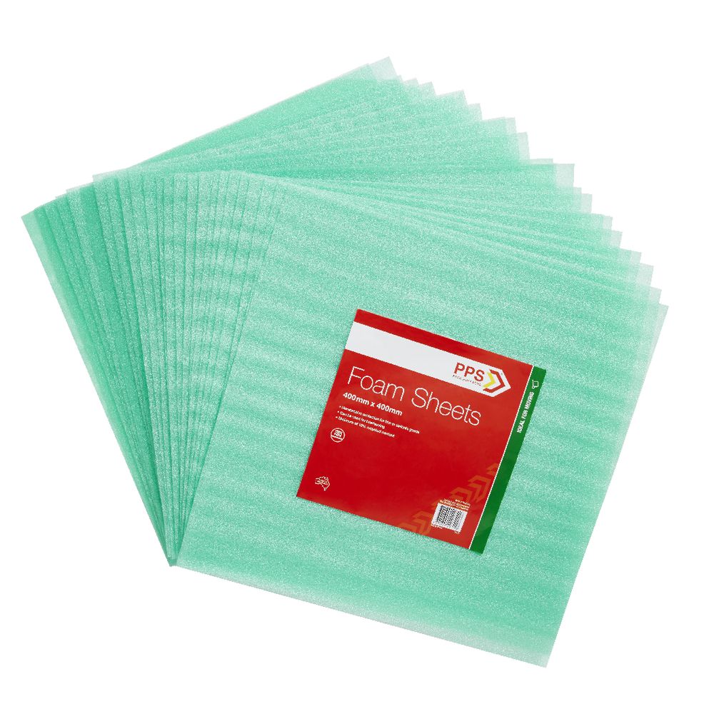 PPS 1mm Thick Foam Moving Sheets 400 x 400mm