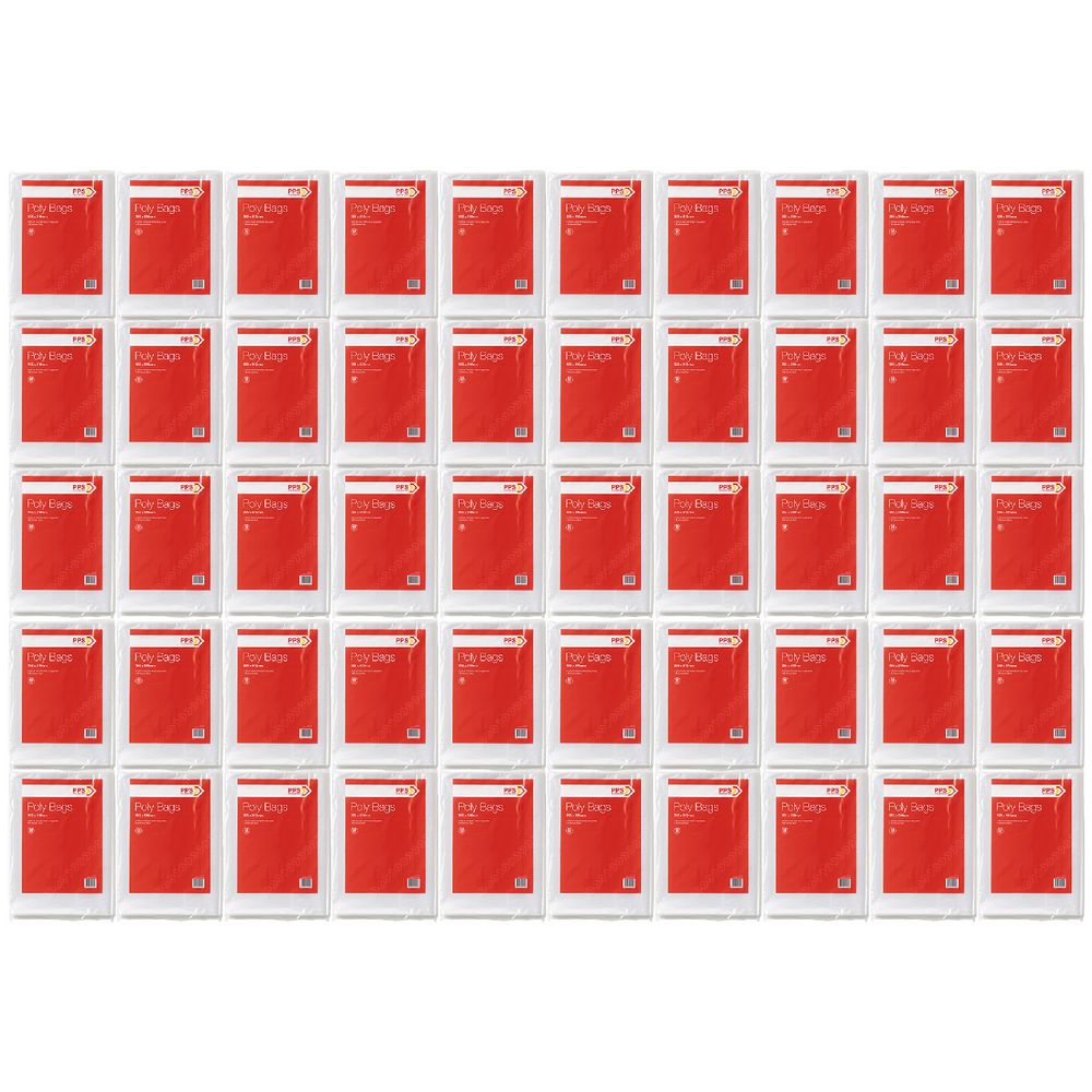 PPS Poly Bags 350 x 510mm 50 Pack