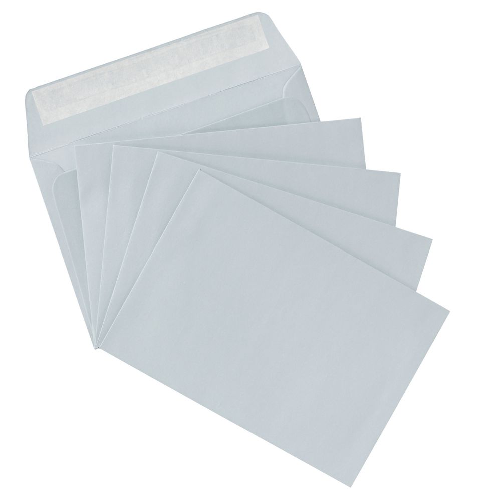 PPS C6 Printed Coloured Envelopes Baby Blue 10 Pack