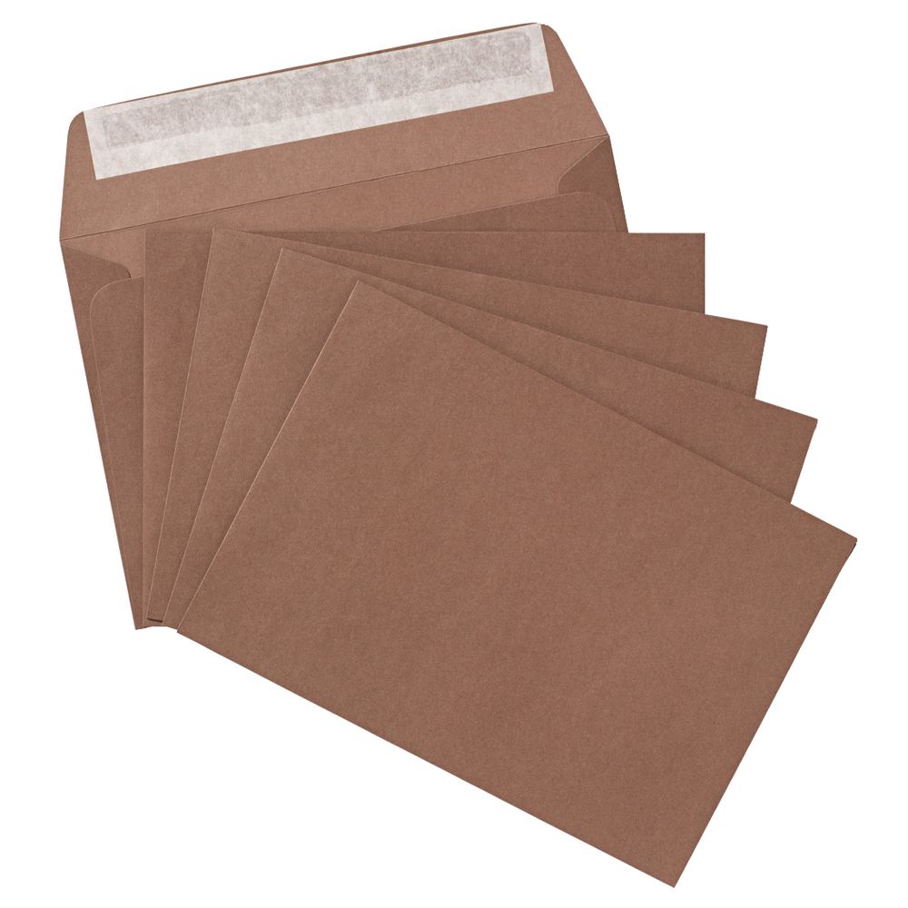 PPS C6 Printed Coloured Envelopes Copper 10 Pack
