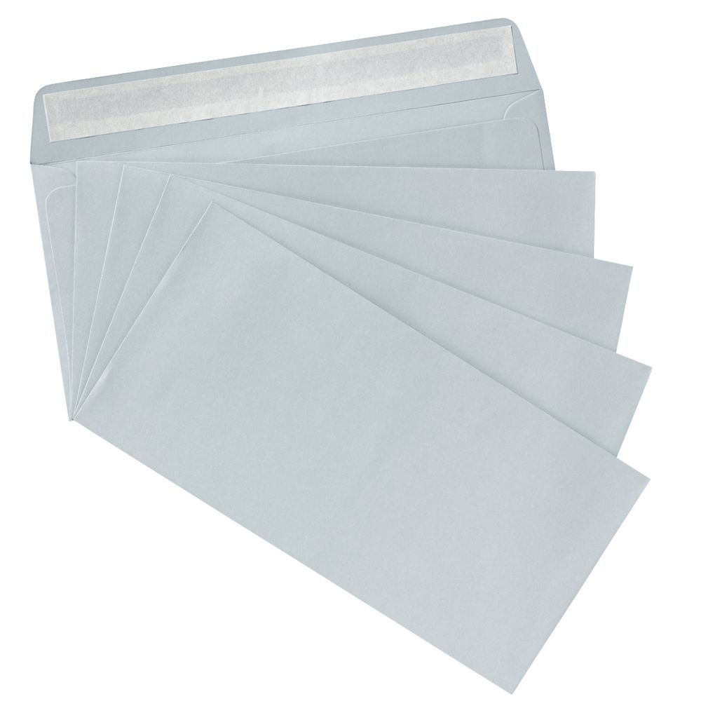 PPS DL Printed Coloured Envelopes Baby Blue 10 Pack
