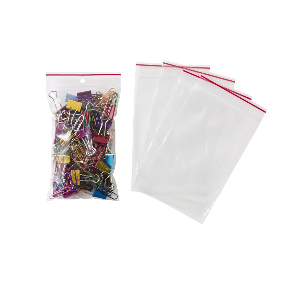 PPS 100 x 155mm Resealable Bags 50 Pack