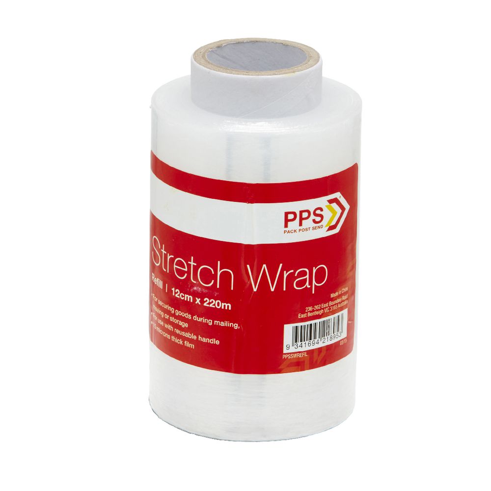 PPS Shrink Wrap Refill 12cm x 220m Officeworks