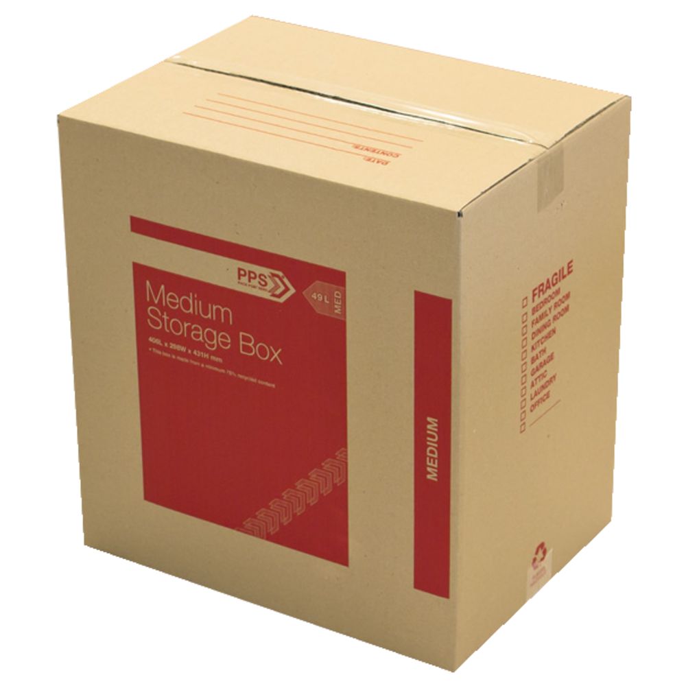 PPS 406 x 298 x 431mm Moving Box Medium Officeworks