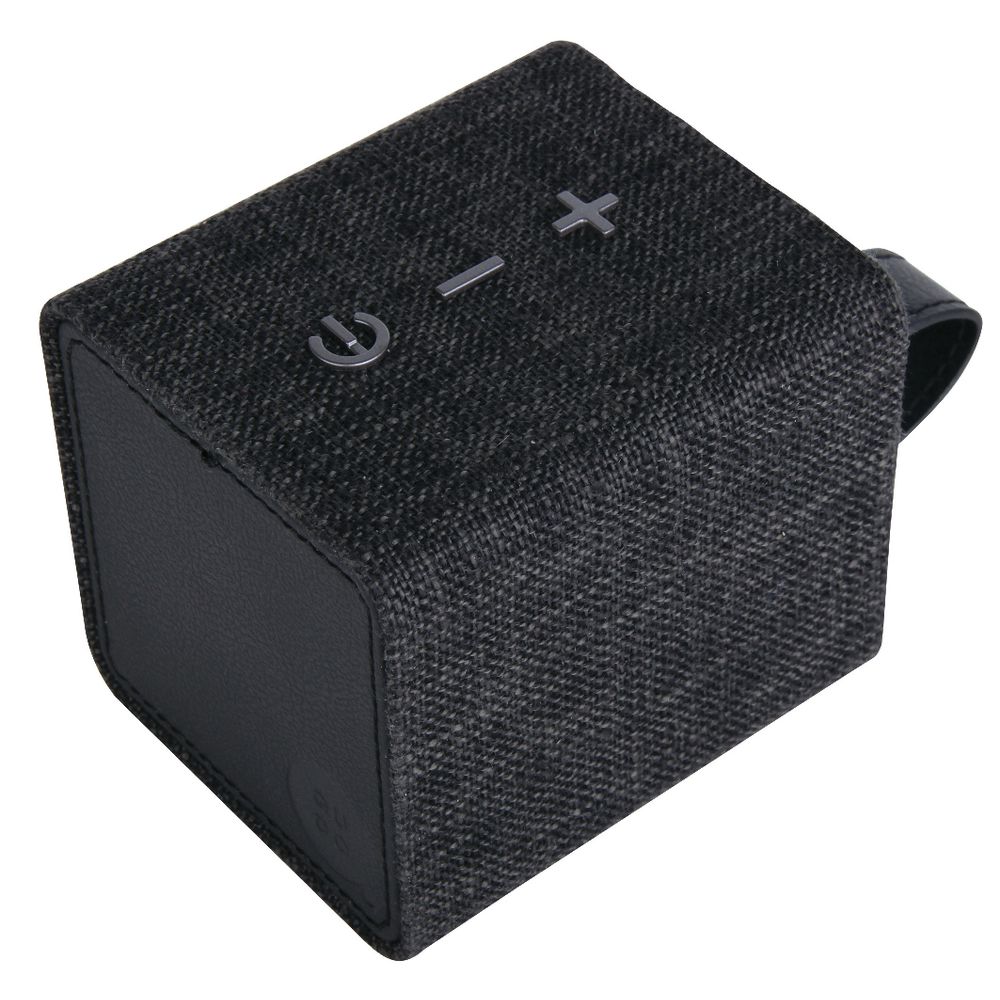 Qudo Fabric Bluetooth Speaker Black