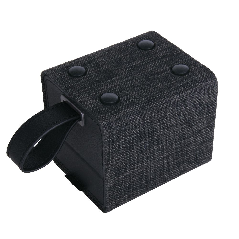 Qudo Fabric Bluetooth Speaker Black