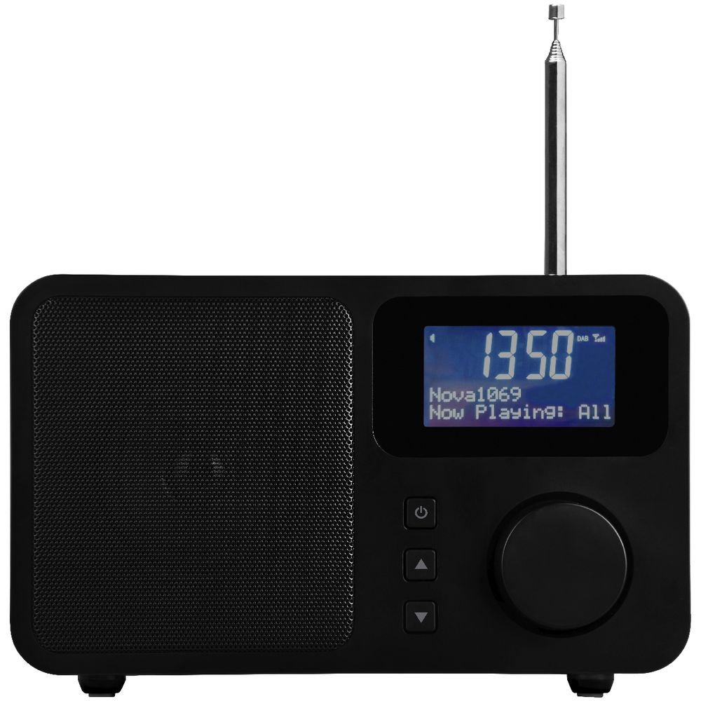 Qudo DAB Clock Radio Large Black