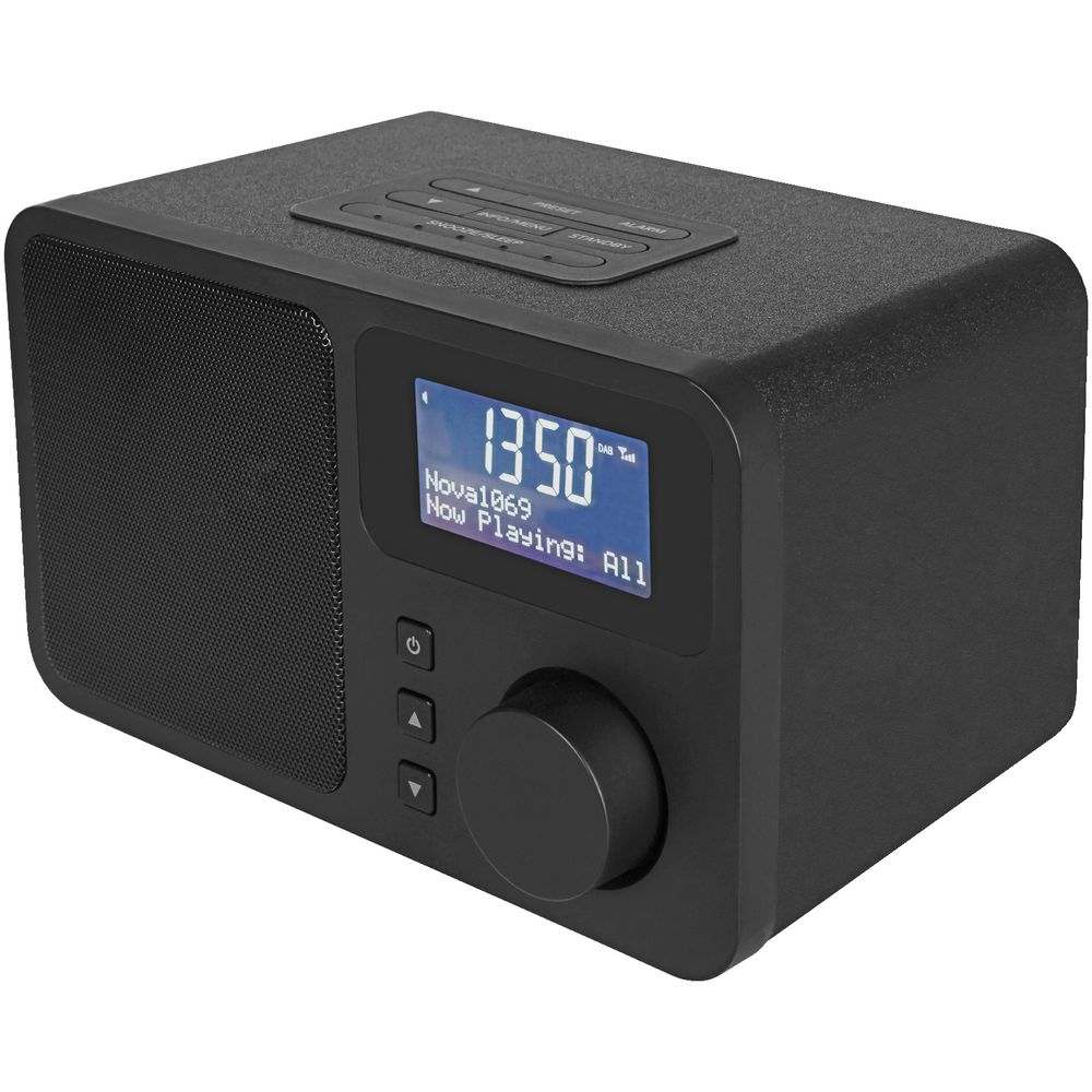 Qudo DAB Clock Radio Large Black