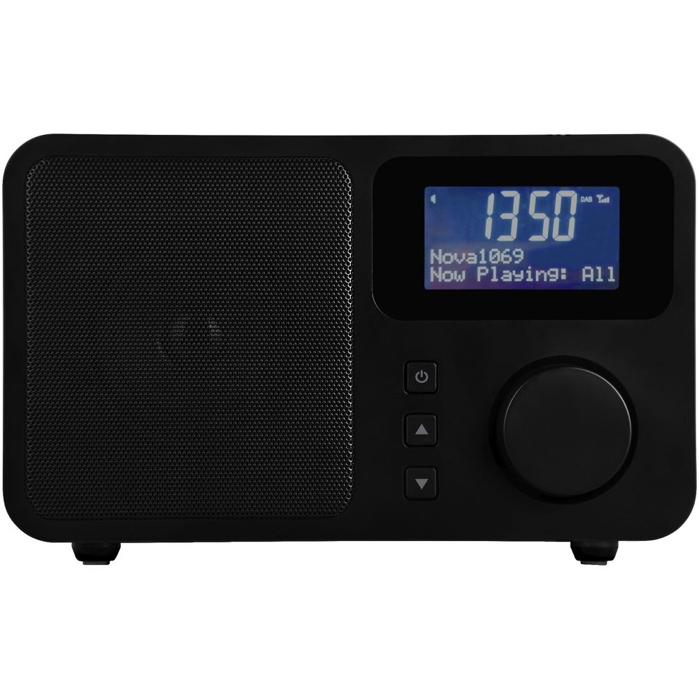 Qudo DAB Clock Radio Large Black