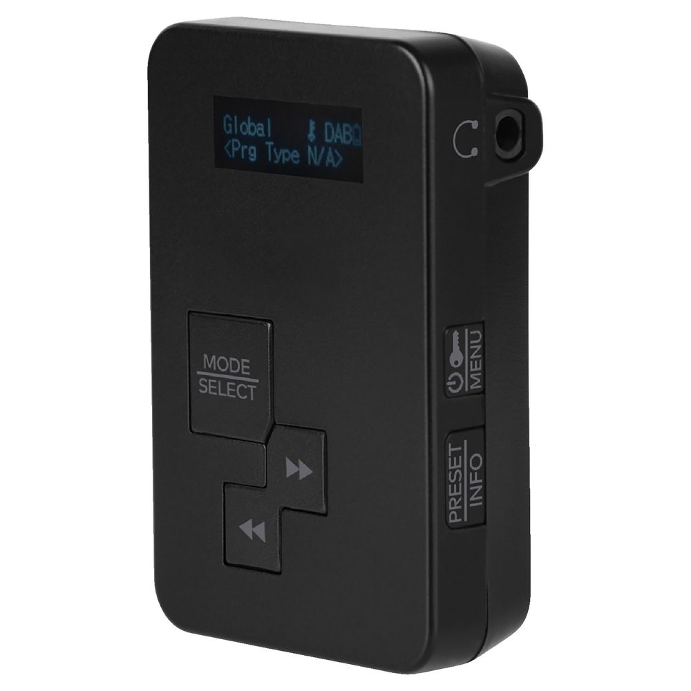Qudo DAB Pocket Radio Black