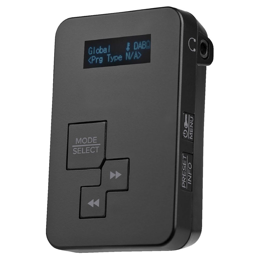 Qudo DAB Pocket Radio Black