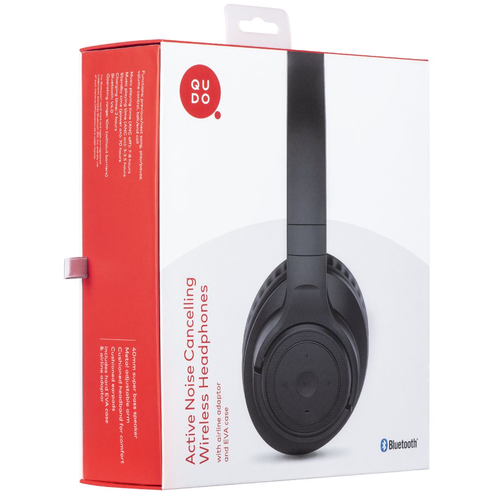 Qudo Active Noise Cancelling Headphones 