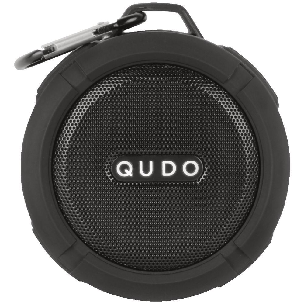 Qudo Splashproof Bluetooth Speaker Black