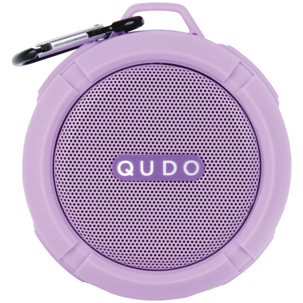 Qudo Splashproof Bluetooth Speaker Purple