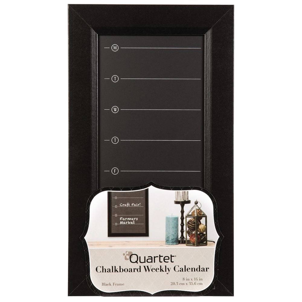 Quartet Weekly Planner Chalkboard 355 x 203mm eBay