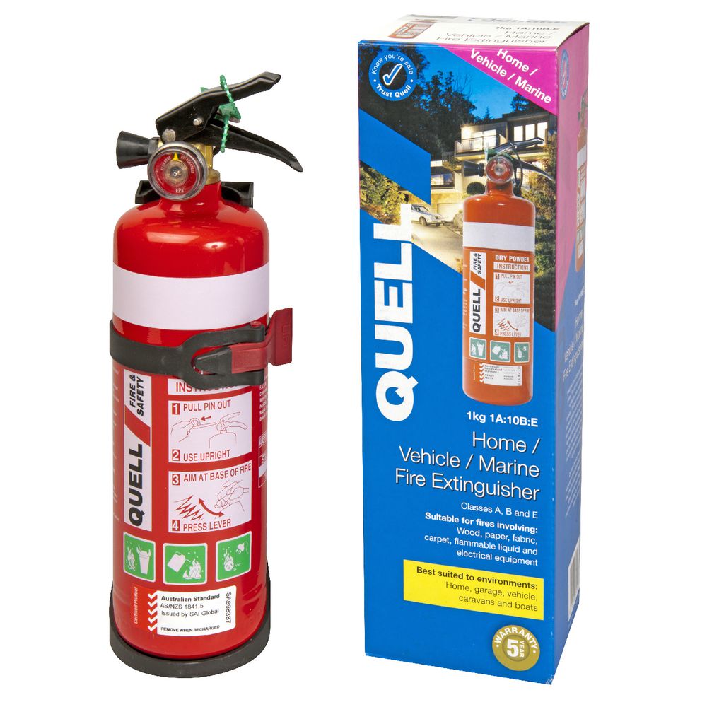 Quell Home, Vehicle and Marine Fire Extinguisher