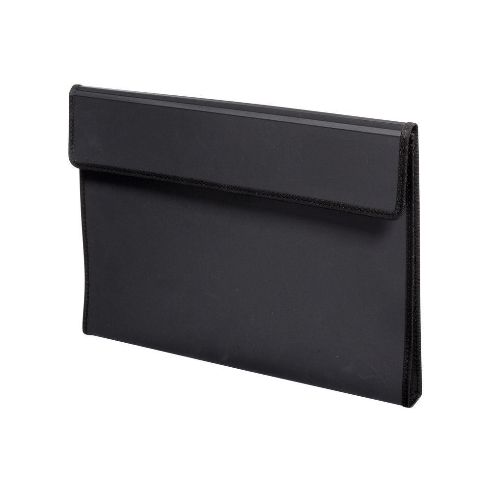 Quill A3 Expanding File with 5 Pockets Black