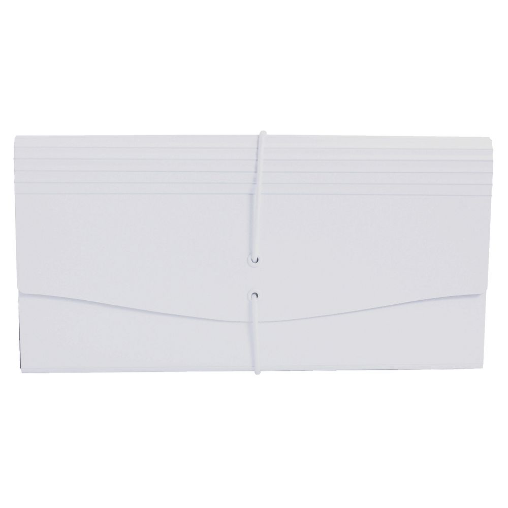 Expanding File Receipt Size 13 Pocket White